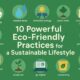 eco‑friendly methods eco‑friendly practices 10 eco friendly habits eco friendly examples eco friendly enviornment