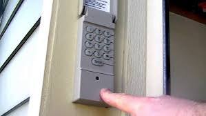 garage door keypad not working
